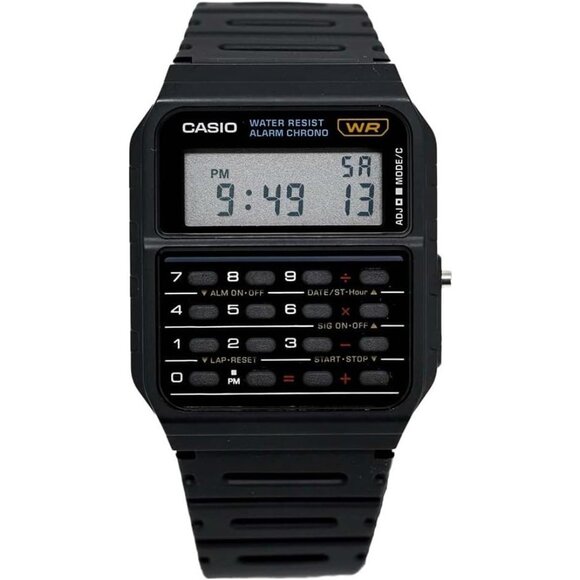 Casio Men's Black Twin Cept Data Bank Water Resistant Resin Watch Ca-53w-1z - Picture 1 of 1